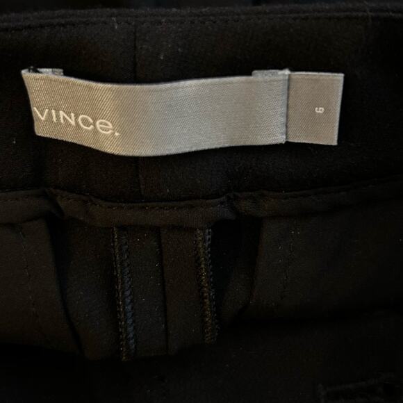 Vince Black Slim Fit Trouser Pants Size 6 - Picture 6 of 7